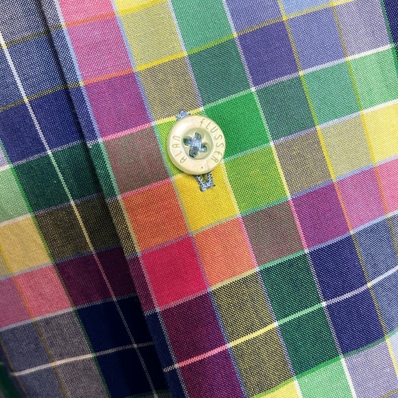 Men's Multicolor Plaid Shirt - Picture 9 of 10
